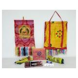Tibetan Prayer Flags Banners, Wall Hangings, Book