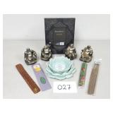 Buddha Figures, Lotus Flower, Incense (No Ship)