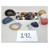 Polished Rocks, Semi-Precious Gemstones, Geodes
