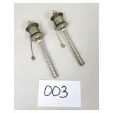 2 Tibetan Handheld Spinning Prayer Wheels