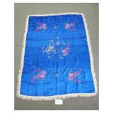 Chinese Embroidered Silk Bed Spread / Table Cloth