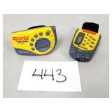 Vintage Sony and Koss Armband Radios