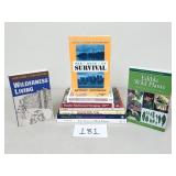 Books - Hiking, Survival, Foraging