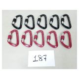 10 Twist Lock Carabiners
