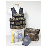 Cooler, Life Vest, Rainsuit & Hat (No Ship)