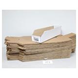 ~80 White Corrugated Parts Bins (No Ship)