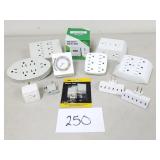 Multi-Outlet Wall Taps, Timers, Adaptor Plugs