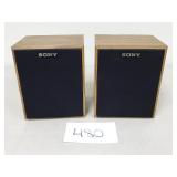 Vintage Sony Bookshelf Speakers Pair (No Ship)