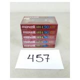 New / Sealed Maxell 5-Pack UDS-II 90 Cassettes