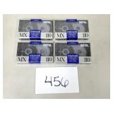 4 New / Sealed Maxell Metal MX 110 Blank Cassettes