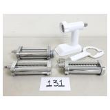 KitchenAid Pasta Roller / Cutter Set + Grinder
