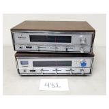 2 Vintage AM FM Stereo Receivers (No Ship)