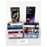 VHS Tapes - Band / Music Artist / Concert