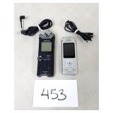 Tascam and Philips Portable Handheld Recorders