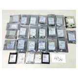 PC Computer Laptop Hard Drives Lot - SATA, HDD,...