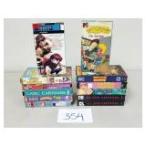 VHS Tapes Lot - Cartoons and Anime