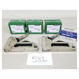 2 Duo-Fast CS-5000 Staplers / Staple Guns