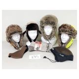 Cold Weather Trapper Hats, Wool Socks, Mask