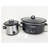 2 Crock Pot Manual Slow Cookers (No Ship)