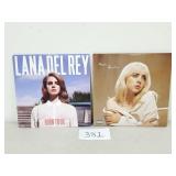 Billie Eilish and Lana Del Rey Vinyl Records