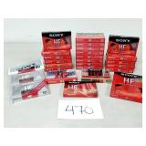 New / Sealed Sony HF Blank Cassettes