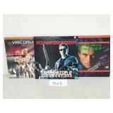 LaserDisc Movies - Terminator 2, Cyborg, Timecop