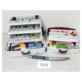 Fishing Tackle Boxes and Tackle (No Ship)