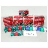 New / Sealed Maxell Blank Cassettes Lot