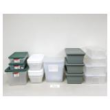25 Plastic Storage Bins / Containers (No Ship)