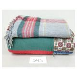 Quilt and J. Crew Throw Blanket (No Ship)