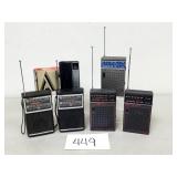 Vintage GE Transistor Radios / AM FM Receivers