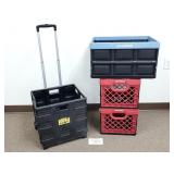 Folding Collapsible Plastic Crates