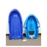 2 Snow Sleds - Plastic (No Ship)