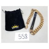 Regal Dog Luxury Heavy Chain Dog Lead / Leash