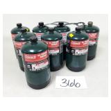 8 Coleman All-Purpose Propane Bottles (No Ship)