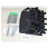 Pop Up Canopy Tent Weight Bags + Ground Stakes