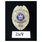 Police Patrolman Badge - Collectible / Obsolete