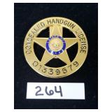 Handgun License Badge - Collectible / Obsolete