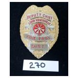 Fire Department Badge - Collectible / Obsolete