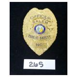 Public Safety Officer Badge - Collectible Obsolete