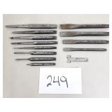Snap-on Chisels & Punches + Chisel-Punch Gauge