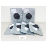 (6) Oatey Vent Pipe Roof Flashing (No Ship)