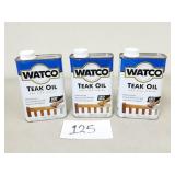 (3) $19 Watco Teak Oil - One Quart (No Ship)