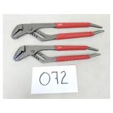 Milwaukee 10" and 12" Straight-Jaw Pliers