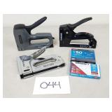 Stanley and Husky Staple Guns