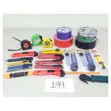 Utility Knives, Gorilla & Duct Tape, Tape Measures