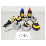 Irwin Strait-Line and Dewalt Chalk Line Reels