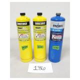 MAP-Pro and LP Propane Gas Cylinders (No Ship)