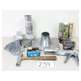 Roof Flashing, Nails, Sealant, Hammer,...(No Ship)