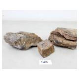 Petrified Wood (?) Lot - 4lbs 6.9oz